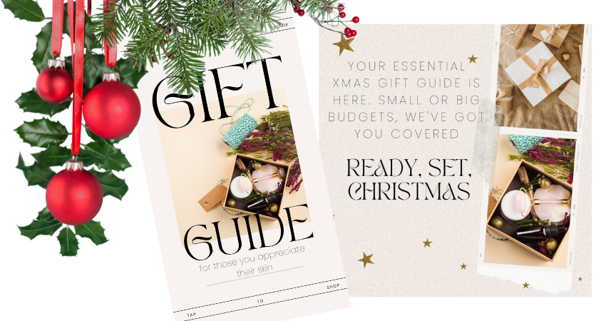 example of a festive gift guide for social media